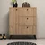 Hanah home Cipelarnik 90x105x35cm Hrast