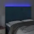 Vidaxl vidaXL Vzglavje postelje z LED diodo temno modro 144x5x118/128 cm