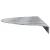 Stepenica Polumjesec 10 pcs Srebrno 60 x 18 x 2,5 cm Aluminij