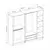 Hanah Home Ormar Kale - 8392