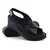 LP Fashion Ženske kožne sandale, Crne