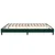 Vidaxl Box Spring postelja brez vzmetnico Temno zelena 200x210cm Žamet