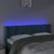 LED uzglavlje tamnoplavo 147x16x78/88 cm baršunasto