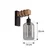 Brilagi - Zidno svetlo WOOD GLASS 1xE27/60W/230V borovina/crna/dimljeno siva