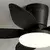 Brilagi - LED prigušiva plafonski ventilator LED/32W/230V fi 95 cm crni + daljinski upravljač