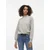 VERO MODA Pulover VMLEAF  svetlo siva
