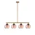 Opviq Luster Benek-15-14443, 80x15x80cm, IP20, Zlatno-roze boje