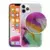 Maska Water Spark za iPhone 11 Pro transparent pink-zelena.
