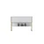 Aberto Design Komoda Luxe 120x80x30cm Zlatno-Bela