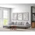 Atelier del Sofa Ugaona garnitura Eti 98x78x170cm Siva