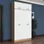 Hanah Home Ormar za hodnik EA146 - 3883, 119,6x226,4x37,5 cm, Beli