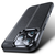 Eleganten gel ovitek Elite Guard z usnjeno teksturo in zaščito robov za iPhone 16 Pro Max - obsidian black
