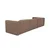Atelier del Sofa Ugaona garnitura Mora XL 320x69x180cm Braon