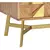 NISKA KOMODA  142/60/35 cm  boja akacije, zlatna