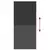 Rolo zavjesa Blackout Black 115x230 cm Širina tkanine 110,7 cm