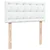 Vidaxl Box spring postelja z vzmetnico bel 100x200 cm umetno usnje