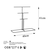 Aberto Design Stalak za nakit TK-006, 40x41x15, Crni