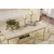 Hanah Home Klub sto Asude, 95x42x55 cm, Krem-zlatne boje