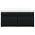 Vidaxl Box spring postelja z vzmetnico črna 140x200 cm blago