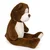 Alltoys Plišasti medved temno rjave barve, 100 cm