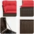 Set sofe 7 pcs Smeđa i crvena Poli Rattan i čelik
