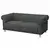 VISKAFORS Sofa dvosed, Lejde/siva/zelena breza