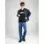JACK & JONES Majica  temno modra / oliva / črna / bela