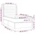 Krevet box spring s madracem LED crni 90x190 cm od tkanine