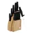 Berlinger Haus Set noževa sa bambusovim stalkom Black Rose Collection BH-2760, 10 komada, Crni