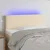 Vidaxl LED posteljno vzglavje krem 90x5x78/88 cm blago