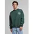 Another Cotton Lab Majica temno zelena/bela