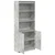 Visoka komoda siva betona 70x35x180 cm od konstruiranog drva