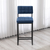 HANAH HOME Barska stolica Retro Navy Blue