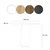 Hanah Home Komoda Ellittica 100x81x30cm Bela