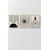 Wallity slika 3Dartsoho6, 3 dijela, 33 x 48 cm
