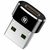 Baseus - OTG adapter (CAAOTG-A01) - Type-C ženski na USB muški - Plug & Play - 3A - crni