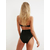 Trendyol Bikini hlačke, črna