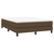 vidaXL Box spring posteljni okvir temno rjav 140x200 cm blago