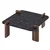 HANAH HOME Sto za dnevnu sobu Marais Lotus Venezia Walnut