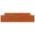 shumee vidaXL Predal za posteljo 2 kosa rjava 80x55x16 cm trdna borovina