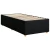 vidaXL Box spring postelja z vzmetnico črn 90x190 cm blago