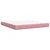 Vidaxl Box spring postelja z vzmetnico roza 180x200 cm žamet