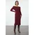 Trendyol Milla Ženska haljina Twoaw25El00033, Bordo