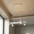 Brilagi - LED RGBW prigušiva luster na sajli SELE 4xGU10/6,5W/230V bela