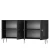 Hanah Home Konzolni sto Seduna, 150x75x35 cm, Antracit-srebrne boje