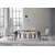 Ityhome Ityhome 90 x 77 konzolna miza rjava, (20847745)