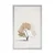 Plakat minimalistično drevo z listi - 30x45 silver