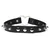 Master Series Spiked Heart Choker Black