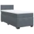 vidaXL Box spring postelja z vzmetnico temno siv 90x190 cm žamet