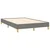 Krevet box spring s madracem LED tamnosivi 120 x 190 cm tkanina